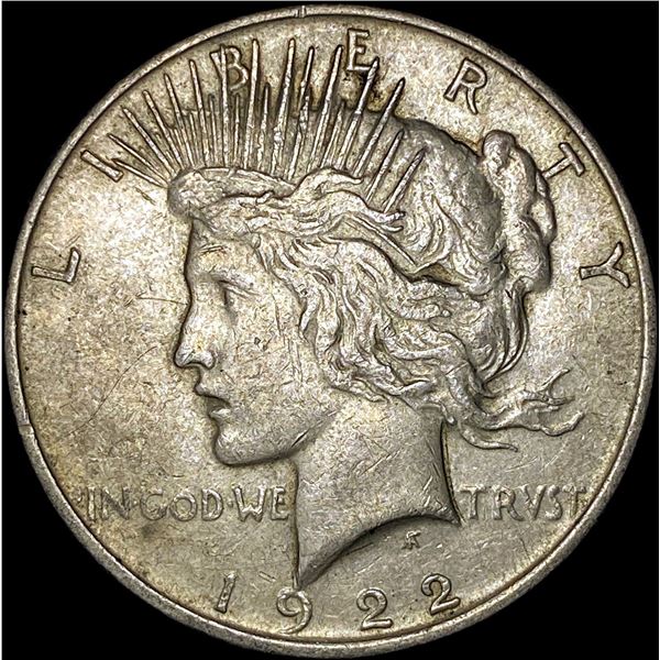 1922-D Silver Peace Dollar CLOSELY UNCIRCULATED