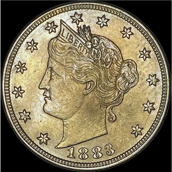 1883 Liberty Head Nickel No Cents GEM BU