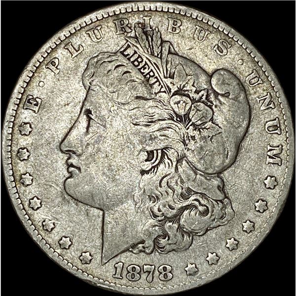 1878 Silver Morgan Dollar NEARLY UNCIRCULATED