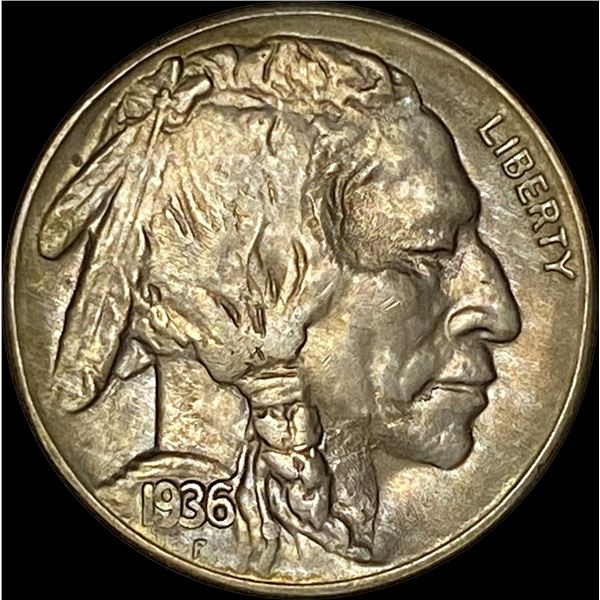 1936-S Buffalo Nickel GEM BU