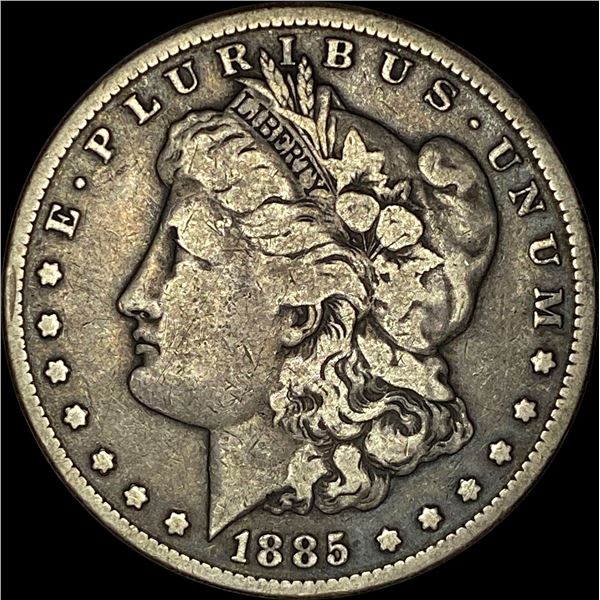 1885 Silver Morgan Dollar LIGHTLY CIRCULATED