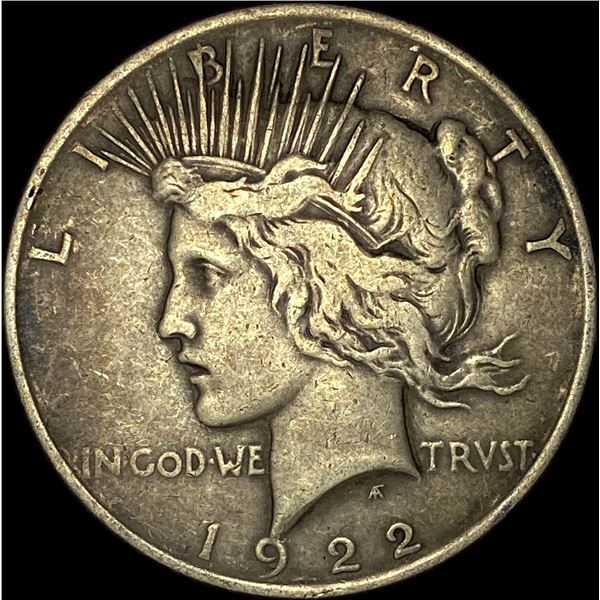 1922 Silver Peace Dollar LIGHTLY CIRCULATED