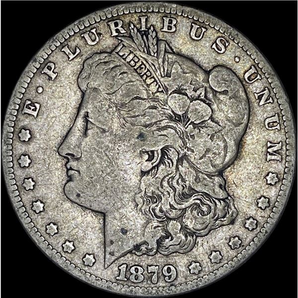 1879-S Silver Morgan Dollar NEARLY UNCIRCULATED