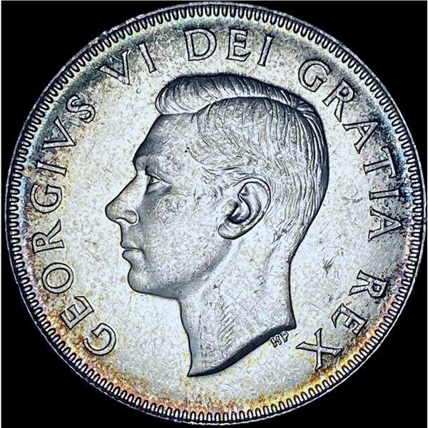 1952 Canada Silver 50 Cents GEM BU