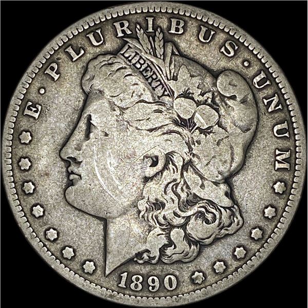 1890-O Silver Morgan Dollar NEARLY UNCIRCULATED