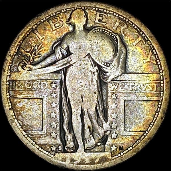 1917-S Silver Standing Liberty Quarter Type 1 NICELY CIRCULATED