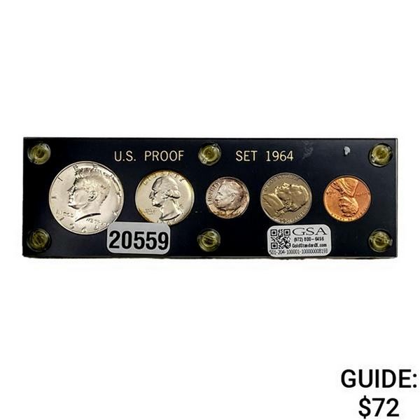 1964 U.S. 1C-50C Proof Set