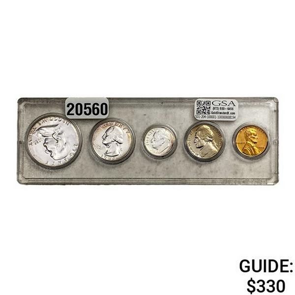 1955 U.S. 1C-50C Proof Set