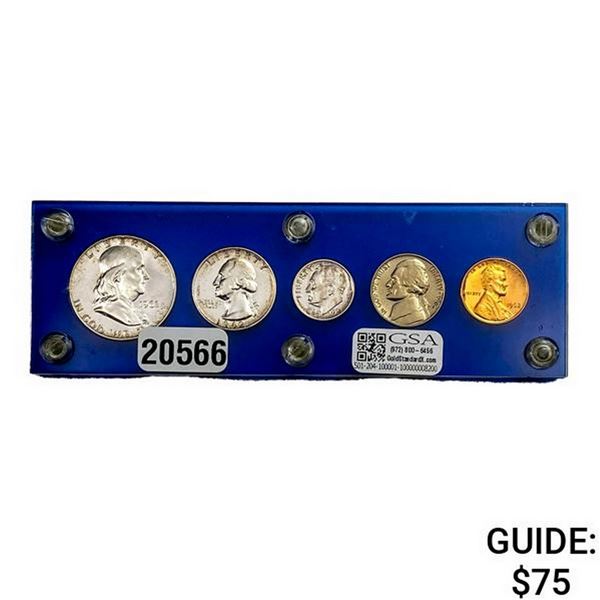 1962 U.S. 1C-50C Proof Set