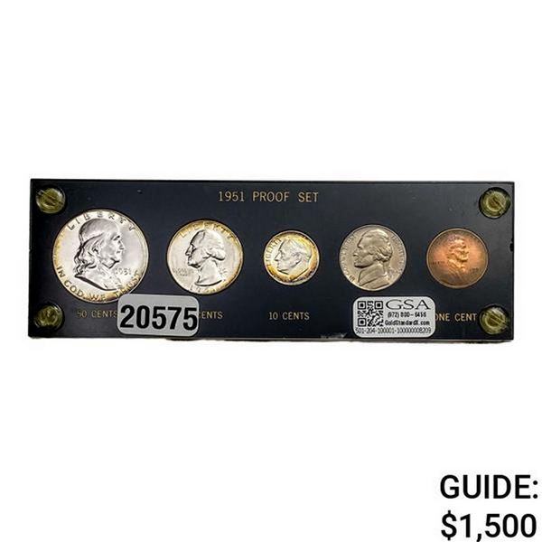 1951 U.S. 1C-50C Proof Set