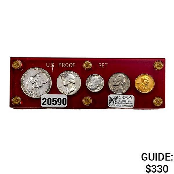 1954 U.S. 1C-50C Proof Set