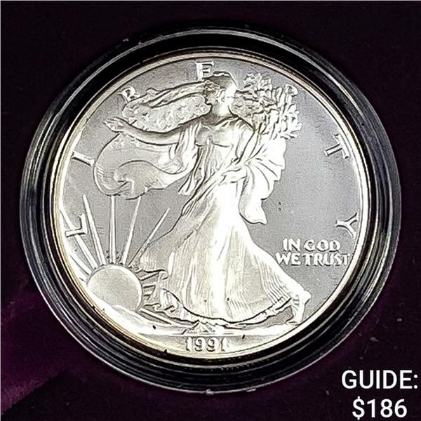 1991-S Silver Eagle Proof