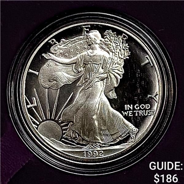 1992-S Silver Eagle Proof
