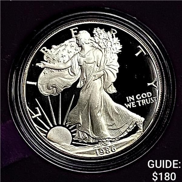 1986-S Silver Eagle Proof