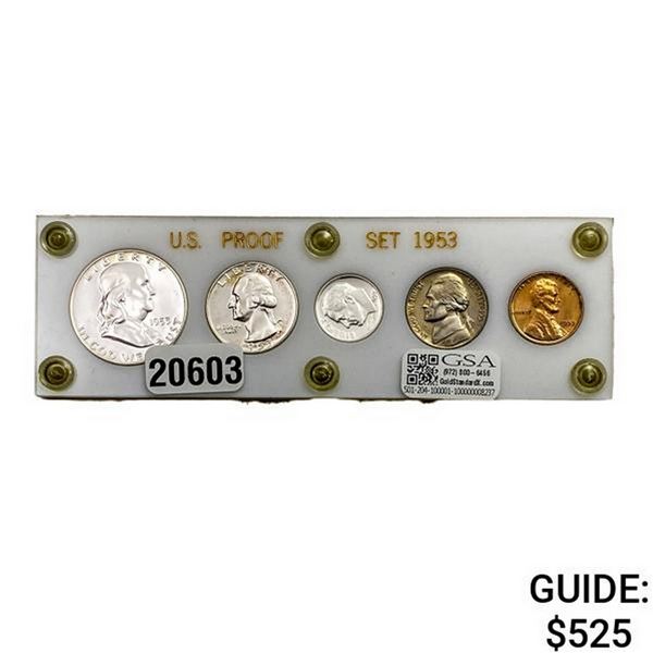 1953 U.S. 1C-50C Proof Set