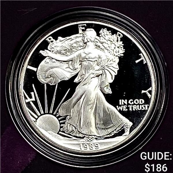 1989-S Silver Eagle Proof