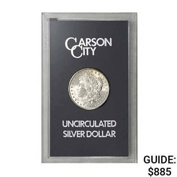 1884-CC Morgan Silver Dollar GSA UNCIRCULTAED