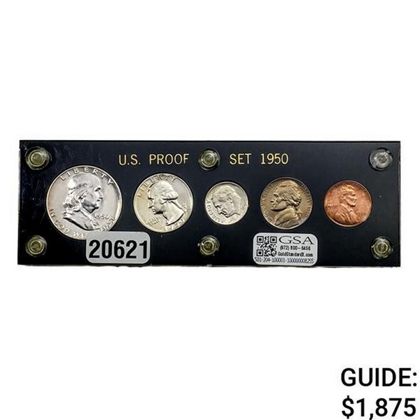 1950 U.S. 1C-50C Proof Set