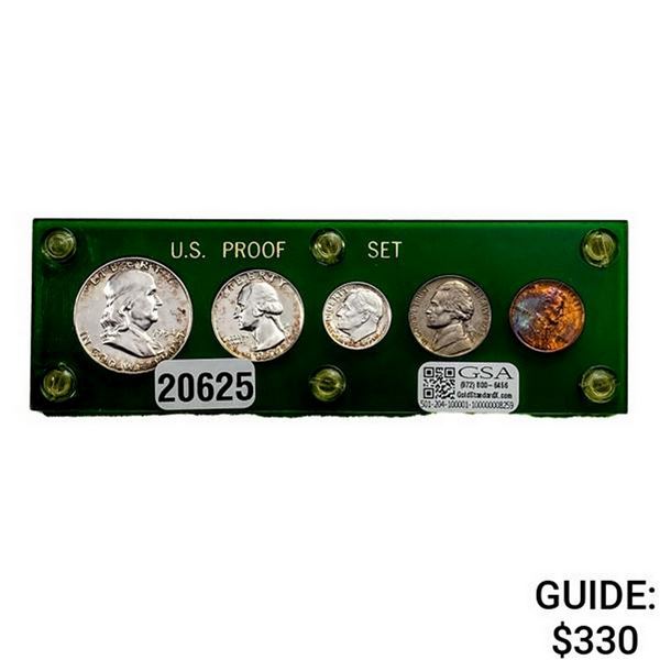 1954 U.S. 1C-50C Proof Set