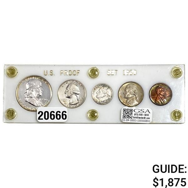 1950 U.S. 1C-50C Proof Set