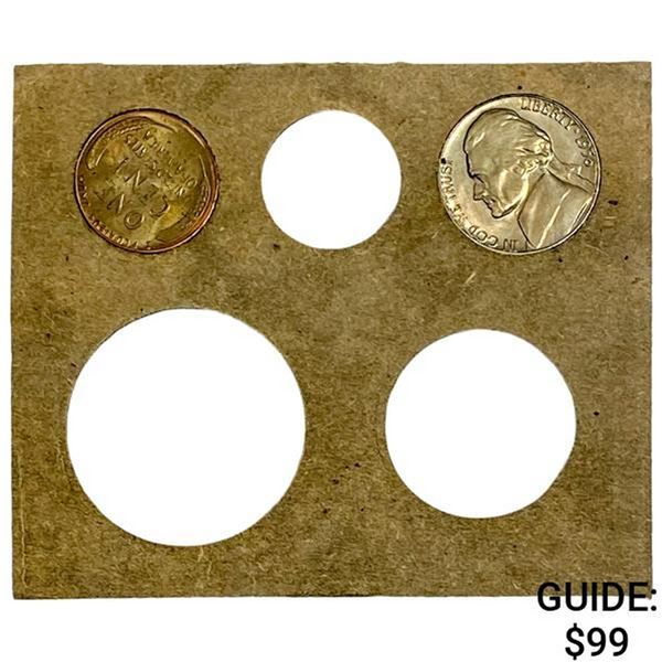 1956 U.S. 1C, 5C Proof set