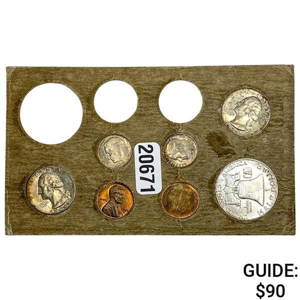 1958 U.S. 1C-50C Partial Mint Set