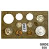 Image 1 : 1958 U.S. 1C-50C Partial Mint Set