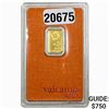 Image 1 : 2.5g Gold Bar