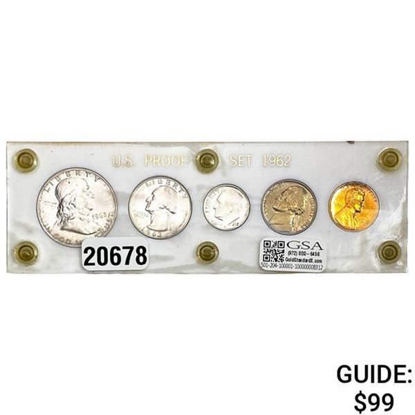 1962 U.S 1C-50C Proof set