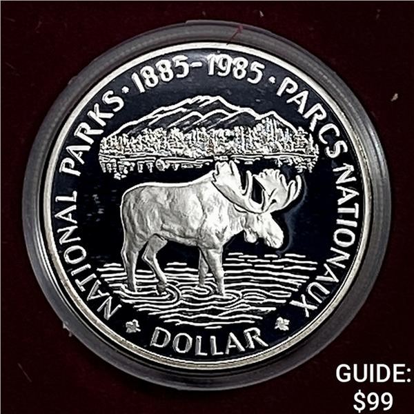 1985 Silver Canada Dollar coin