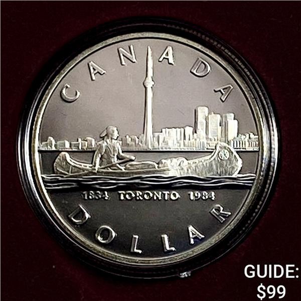 1984 Silver Canada Dollar coin