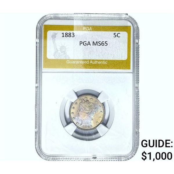 1883 Liberty Victory Nickel PGA MS65