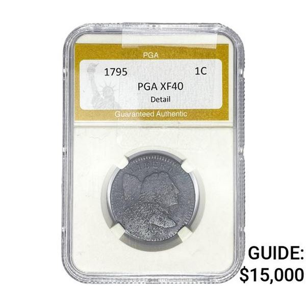 1795 Liberty Cap Large Cent PGA XF40 Detail