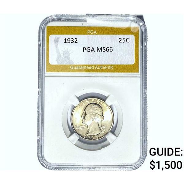 1932 Washington Silver Quarter PGA MS66