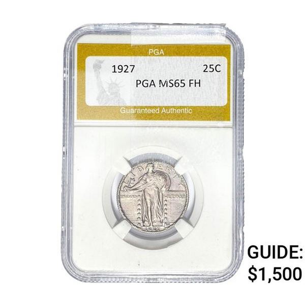 1927 Standing Liberty Quarter PGA MS65 FH