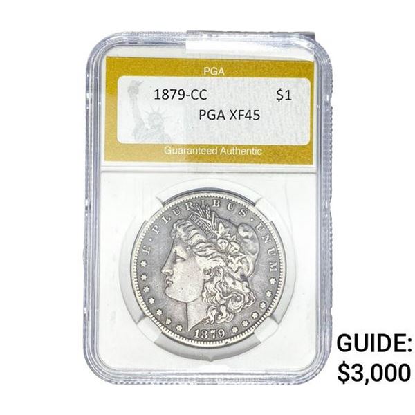 1879-CC Morgan Silver Dollar PGA XF45
