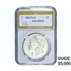 Image 1 : 1887/6-O Morgan Silver Dollar PGA MS62