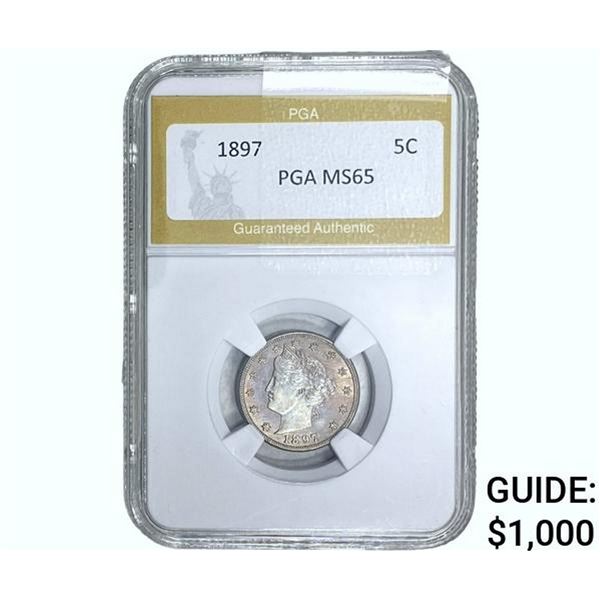 1897 Liberty Victory Nickel PGA MS65