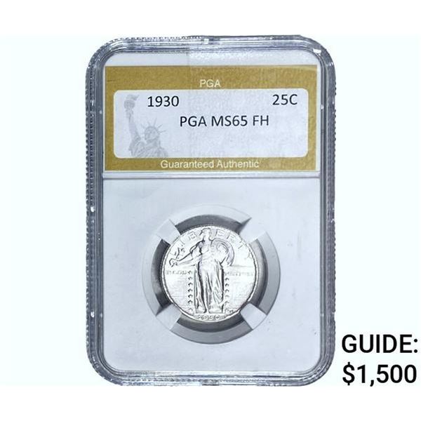 1930 Standing Liberty Quarter PGA MS65 FH