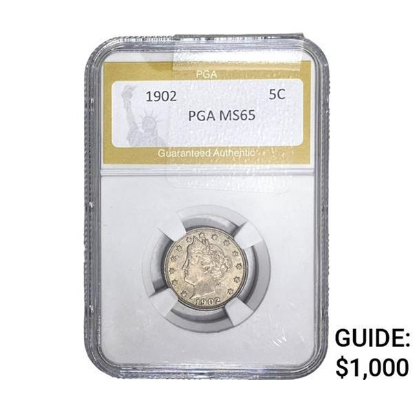 1902 Liberty Victory Nickel PGA MS65