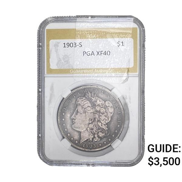 1903-S Morgan Silver Dollar PGA XF40