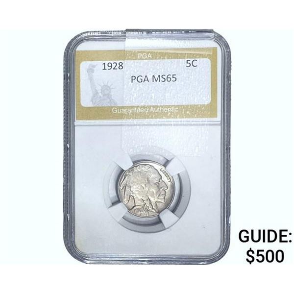 1928 Buffalo Nickel PGA MS65