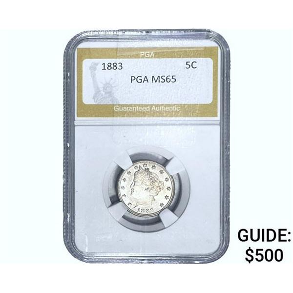 1883 Liberty Victory Nickel PGA MS65