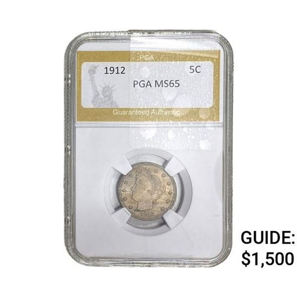 1912 Liberty Victory Nickel PGA MS65