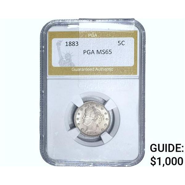 1883 Liberty Victory Nickel PGA MS65
