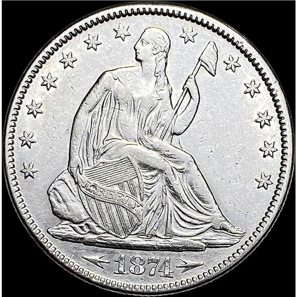 1874 Seated Liberty Half Dollar UNCIRCULATED