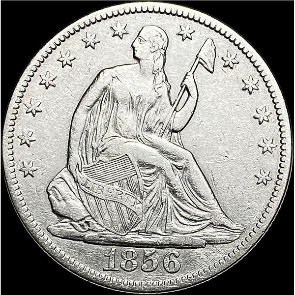 1856-O Seated Liberty Half Dollar CLOSELY UNCIRCULATED