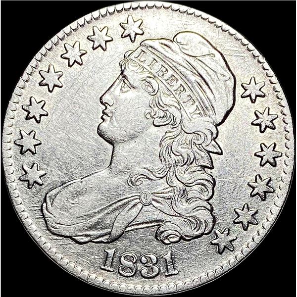 1831 Capped Bust Silver Half Dollar CLOSELY UNCIRCULATED
