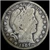 1907 Silver Barber Half Dollar NICELY CIRCULATED