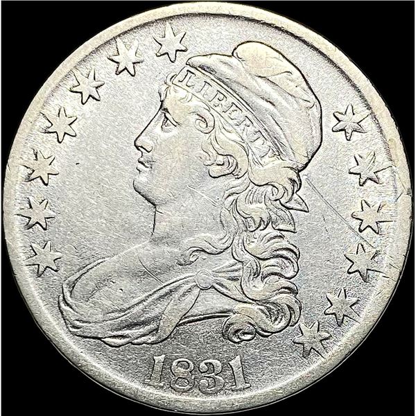 1831 Capped Bust Half Dollar NEARLY UNCIRCULATED